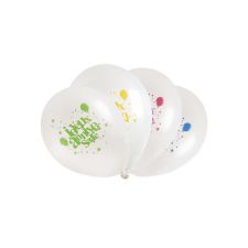 ballon anniversaire multicolore santex 