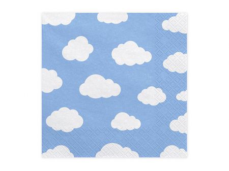serviette petit avion bleu 