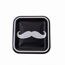 assiette moustache les 10 pieces anniversaire communion mariage fete feudartifice cotillons