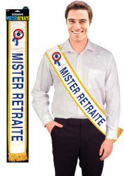 echarpe mister retraite bleue 