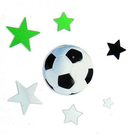 confettis football decoration 