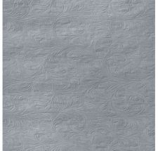 16 serviette relief argent  