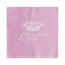 serviette 3 plis princesse les 20 pieces anniversaire communion mariage fete feudartifice cotillons