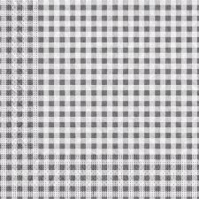serviettes vichy gris les 40 pieces 2 plis anniversaire communion mariage fete feudartifice cotillons