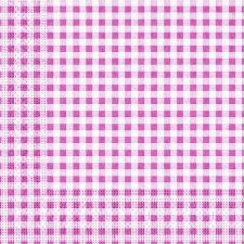 serviettes vichy rose les 40 pieces 2 plis anniversaire communion mariage fete feudartifice cotillons