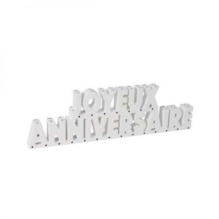 joyeux anniversaire blanc la piece anniversaire communion mariage fete feudartifice cotillons 