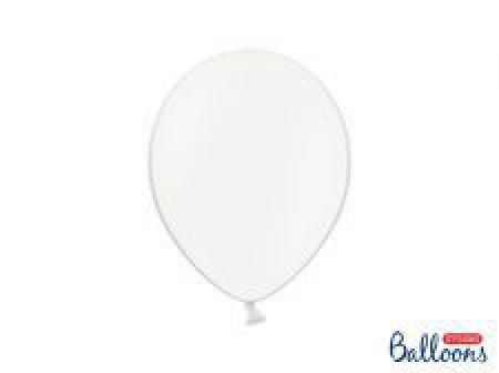 ballon blanc pur pastel 10 