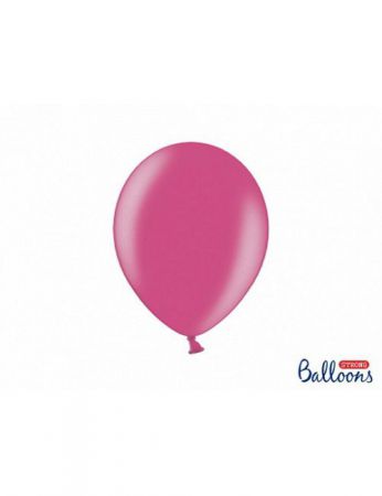 ballon strong balloons rose chaud 10p 