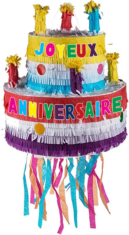 Pinata Gateau Anniversaire