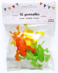 42818 set de 10 grenouilles sauteuses 
