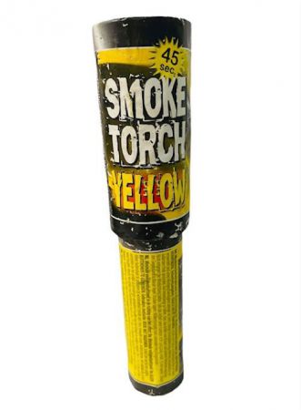 fumigene torche jaune 