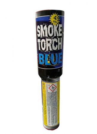 fumigene torche bleu 