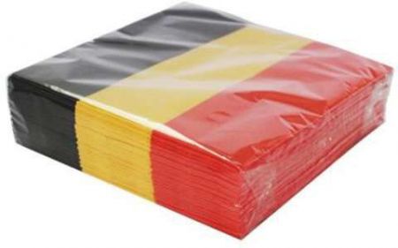 serviette drapeau belgique 