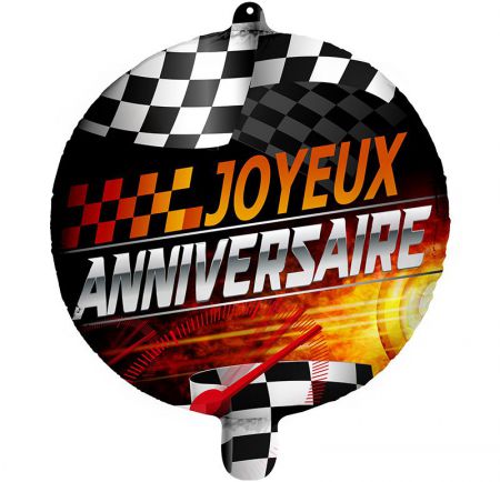 36500 3 ballon foil anniversaire racing 