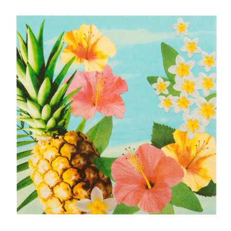 b52486 set 12 serviettes paradise 