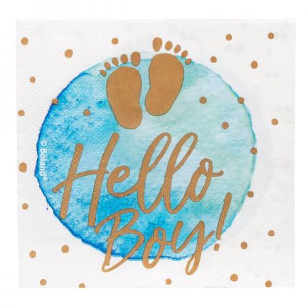 b53239 serviettes papier hello boy 