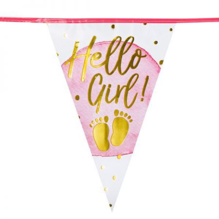 b53230 guirlande 15 fanions hello girl 