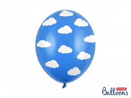 ballon nuage bleu 
