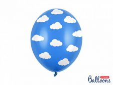 ballon nuage bleu 