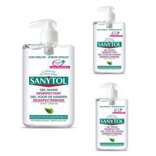 gel mains sanytol lot 3 pieces 