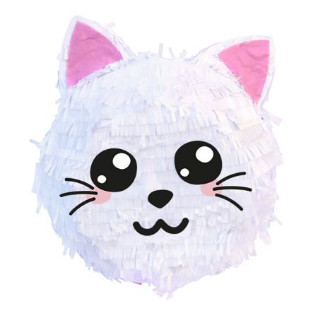 pinata tete de chat 