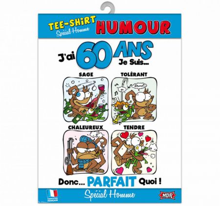 t shirt humour jai 60 ans 
