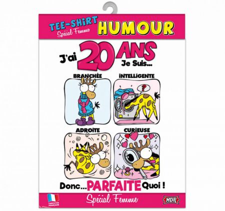 t shirt pour femme jai 20 ans 