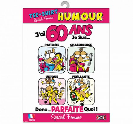 t shirt pour femme jai 60 ans 