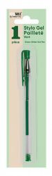 stylo paillete vert 