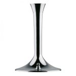 mini3 pieds verre argent chrome 