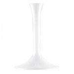 mini3 pieds verre plastique blanc 