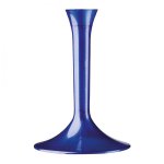 mini3 pieds verre plastique bleu perle 