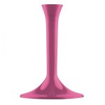 mini3 pieds verre plastique violet 