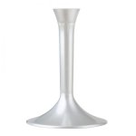 mini3 pieds verre plastique blanc perle 