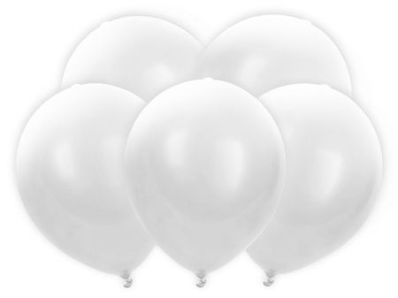 balon latex led blanc diam 30cm 