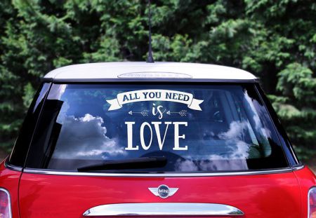 autocollant all you need is love 