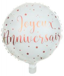 ballon alu anniversaire rose gold 6238 0020 