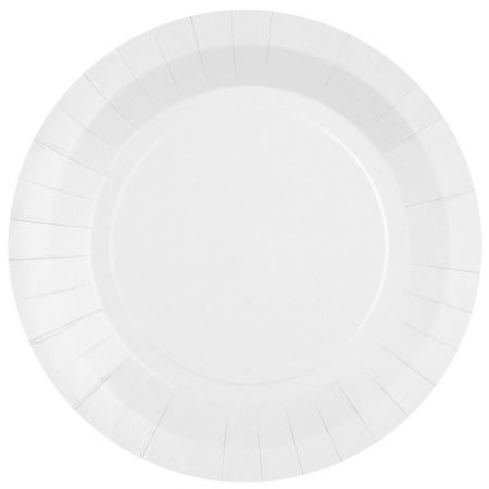 assiette rainbow 23 cm blanc 7409 