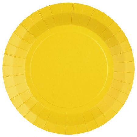 assiette rainbow 23 cm jaune 7409 