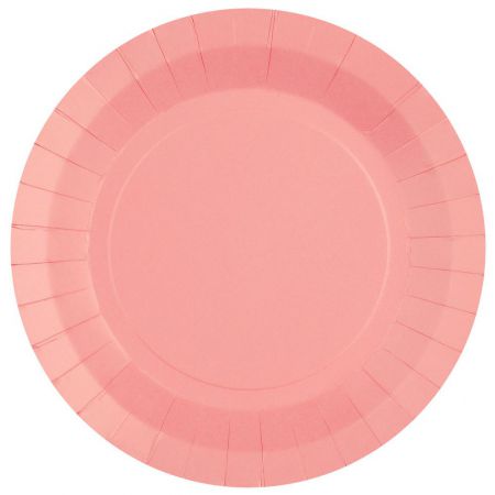 assiette rainbow 23 cm rose 7409 