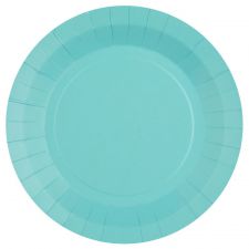 assiette rainbow 23 cm bleu ciel 7409 