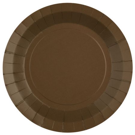 assiette rainbow 23 cm chocolat 7409 