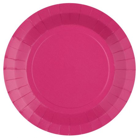 assiette rainbow 23 cm fuchsia 7409 