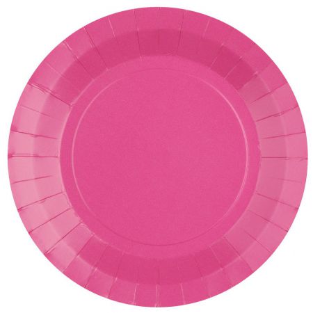 assiette rainbow 23 cm rose bonbon 7409 