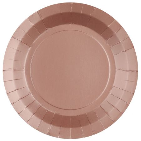 assiette rainbow 23 cm rose gold 7409 