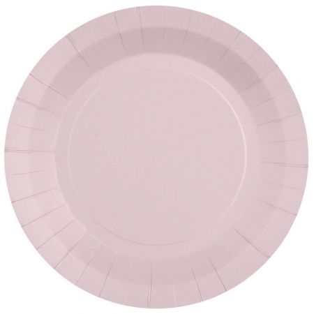 assiette rainbow 23 cm rose clair 7409 