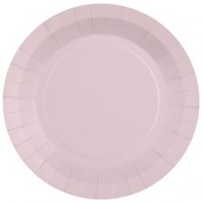 assiette rainbow 23 cm rose clair 7409 