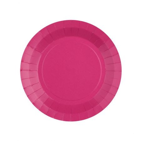 assiette rainbow 18 cm fuchsia 