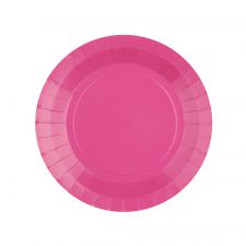 assiette rainbow 18 cm rose bonbon 