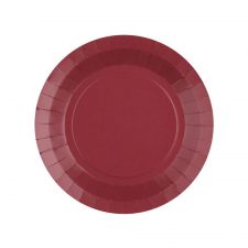 assiette rainbow 18 cm bordeaux 